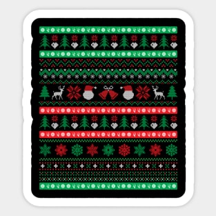 Ugly Christmas Sweater Sticker